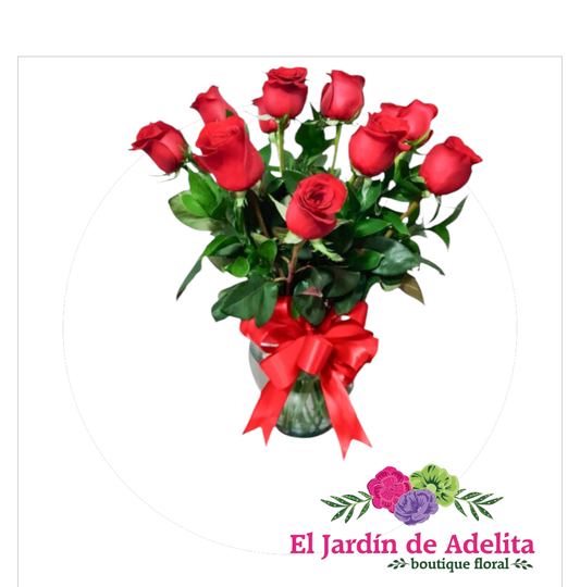 12 rosas rojas