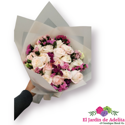 Bouquet con 24 rosas